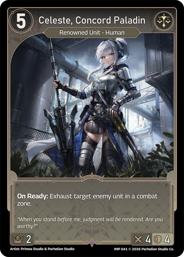 Celeste, Concord Paladin