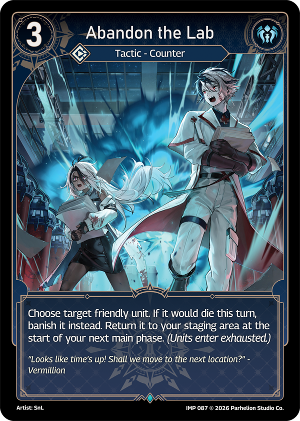Abandon the Lab
